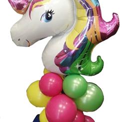 Unicorn balloon stack