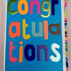 Congratulations card 