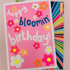 Bloomin birthday card