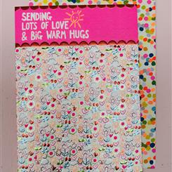 love and hugs card
