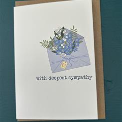 With deepest sympathy gift card