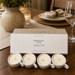 Scandi style candle set