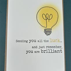 Sending you all the luck card