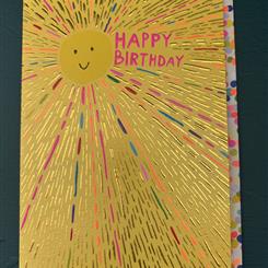 Sunshine birthday card