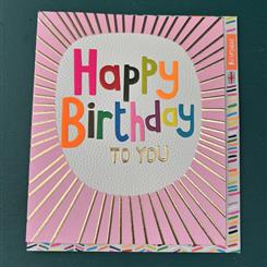 Happy birthday gift card